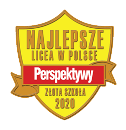 Najlepsze Licea w Polsce - Złota Szkoła 2020 Złota tarcza 2020 - Ranking Perspektywy