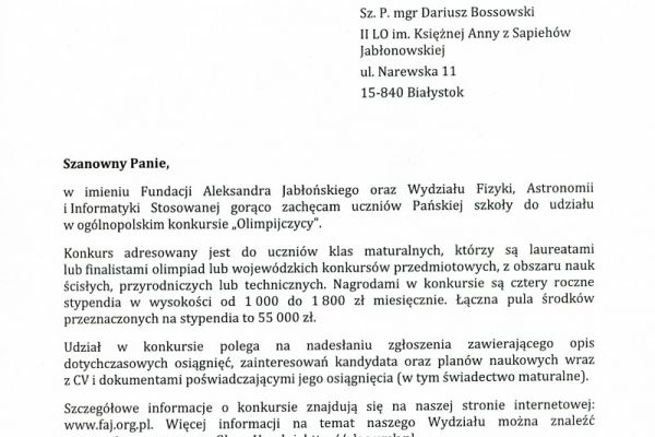 Fundacja Aleksandra Jabłońskiego