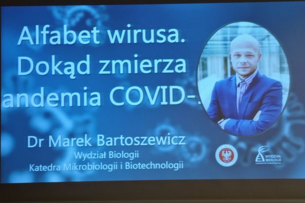 Slajd Alfabet wirusa