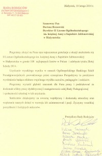 dyplom z gratulacjami